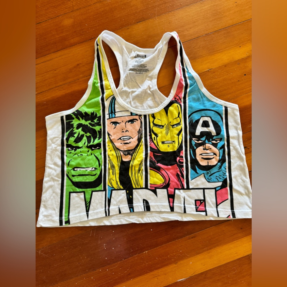 Marvel cropped tank